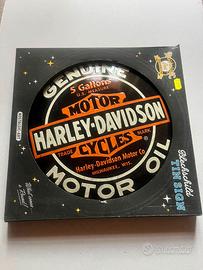 Targa Harley-Davidson Retrò Ø 35 cm – Metallo