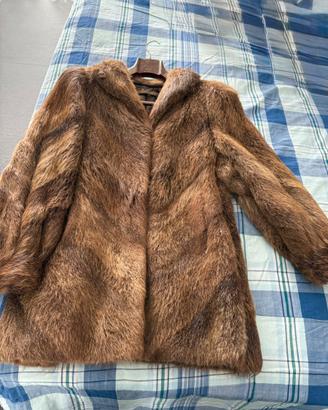 Pelliccia castoro beige