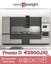 Cucina moderna lineare - PROMO 304'