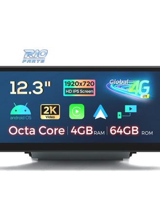 RADIO GPS ANDROID 13 AUDI Q3 12.3" 4GB+64GB