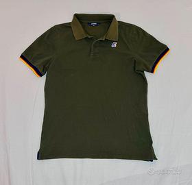 Polo K-Way Verde Militare Uomo - Taglia S