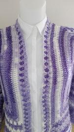 giacca cardigan realizzato a mano