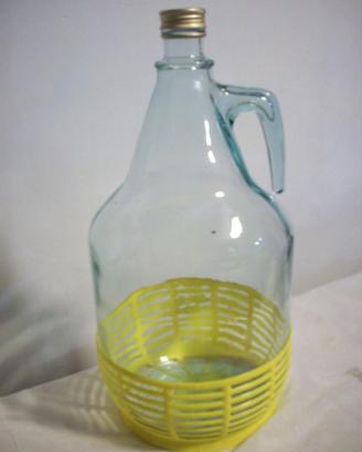 bottiglioni vetro 5lt e 2,5 lt