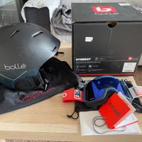 Completo abbigliamento sci + casco/maschera