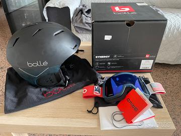 Completo abbigliamento sci + casco/maschera