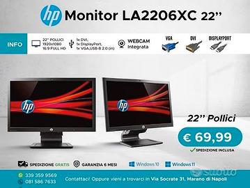Monitor Hp LA2206XC 22 POLLICI WEBCAM INTEGRATA