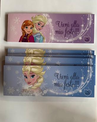 Inviti di conoleanno Frozen