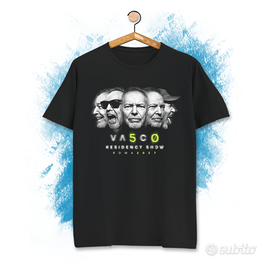 T-Shirt con stampa Vasco Rossi 2027 Residency Show