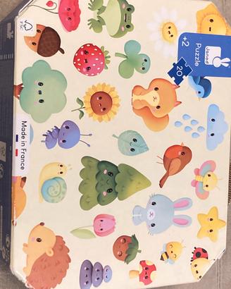 Puzzle janod animali anni +2