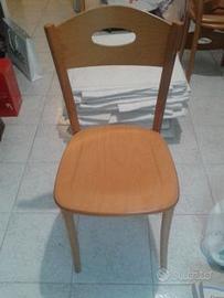 Sedie in legno faggio per cucina