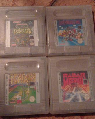 cartucce giochi game boy