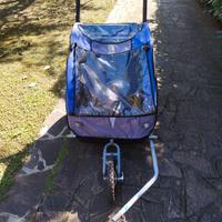 Carrello bici porta bambini