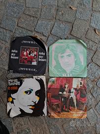 Collezione intera vinili vintage anni 60 - 45 giri