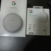 nest mini e Chromecast nuovi di zecca 