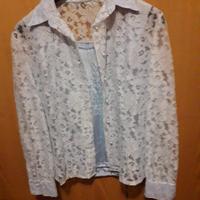 Camicia in pizzo Valencienne