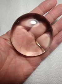 Fermacarte anni 30 vetro pieno