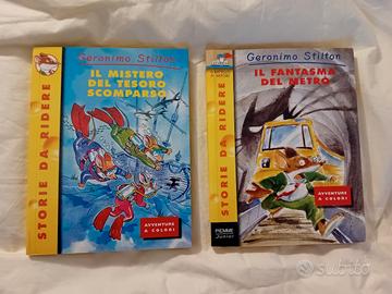 Geronimo Stilton due Libri 5 Euro Tutti e due.