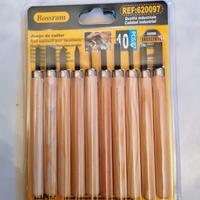 Set 10 coltelli da scultura bricolage