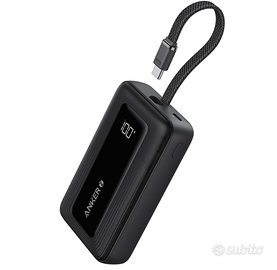 Anker power bank 20000 mAh 30 W con cavo USB-C int