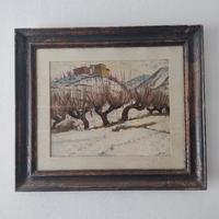 Quadro ad olio pittore Giuseppe Malagodi