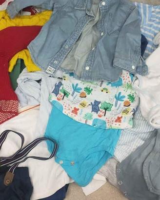 Lotto abbigliamento bambino 6 mesi firmato