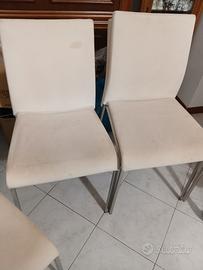 Set 4 sedie Calligaris originali sfoderabili 