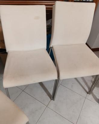 Set 4 sedie Calligaris originali sfoderabili 