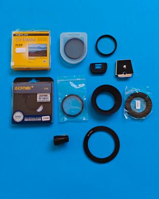 Filtri fotografici  misti con accessori fotografia