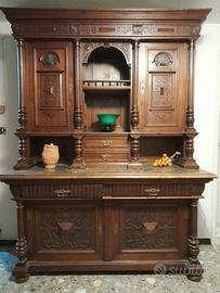 Credenze in legno e marmo Trieste teresiana