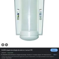 sensore allarme professionale  da esterno guard 