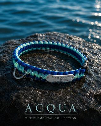 Collare paracord ACQUA