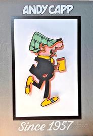 Andy Capp Quadro Artigianale Paper-Cut 3D Pop Art