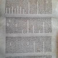 Antica pergamena religiosa