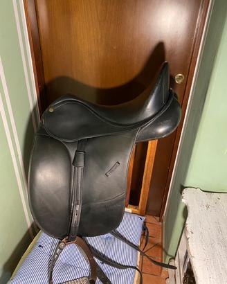 Sella dressage Bates Isabell Werth mis. 16,5 nera