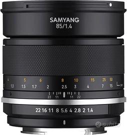 Samyang MF 85mm f/1,4 MK2 Teleobiettivo NUOVO
