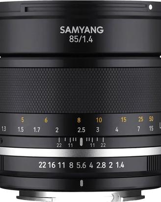 Samyang MF 85mm f/1,4 MK2 Teleobiettivo NUOVO