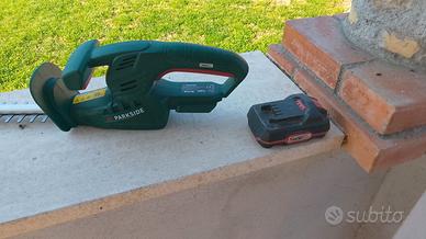 Parkside tagliasiepe a batteria