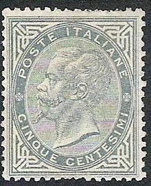 REGNO n. T16. De La Rue - 5c Nuovo s.g. Centrato