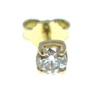 Orecchino 18kt Diamante naturale 0,11ct