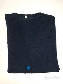 Cardigan uomo blu scuro
