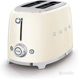 Smeg, Tostapane 2x2 TSF01CREU, 2 Scomparti da 36mm