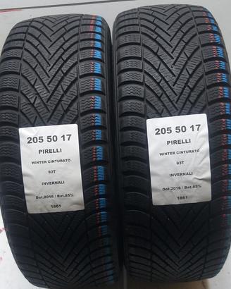 2 GOMME 205 50 17 PIRELLI A1861