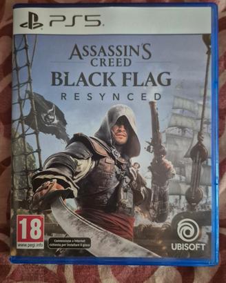 Assasin's creed black flag resynced  Ps5