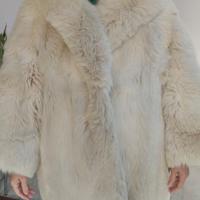 Cappotto vintage in vera pelliccia di volpe 