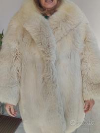 Cappotto vintage in vera pelliccia di volpe 