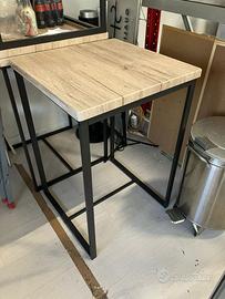 Tavolo alto per sgabelli 60X60 alto 100