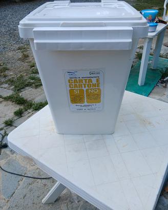 bidone raccolta carta  42x42x h cm 52