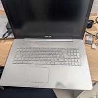 Notebook asus n752vx gc132t per parti di ricambio