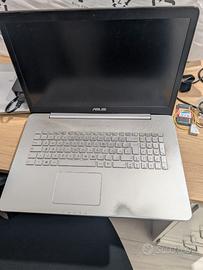 Notebook asus n752vx gc132t per parti di ricambio