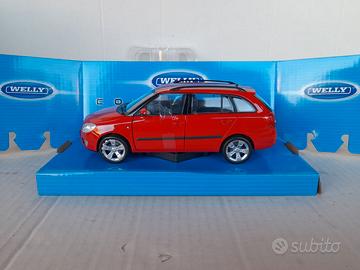 MODELLO AUTO SKODA FABIA COMBI II RED SW NO BURAGO